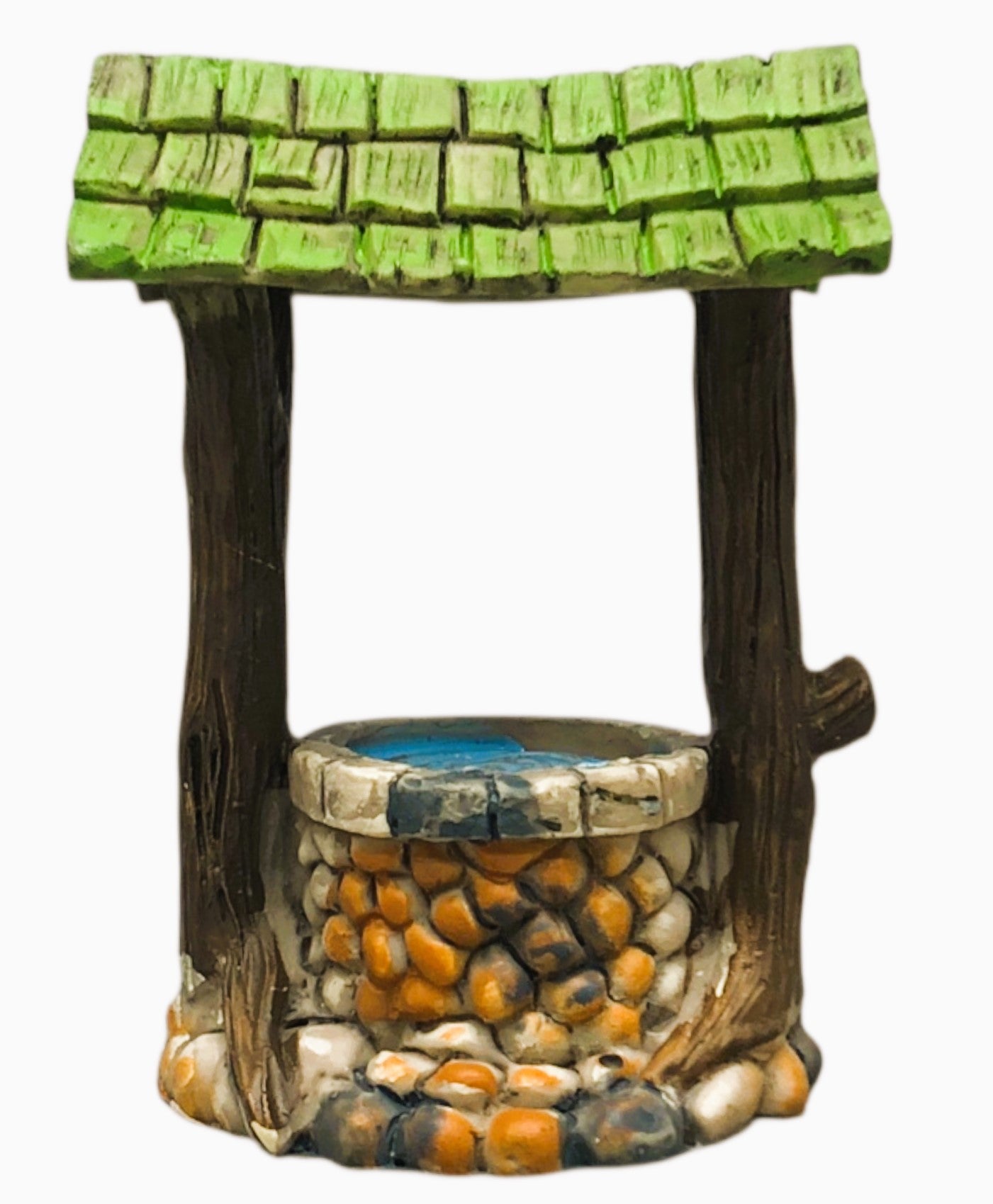 1581 - 4" Wishing Well - Green Roof - |1-29|
