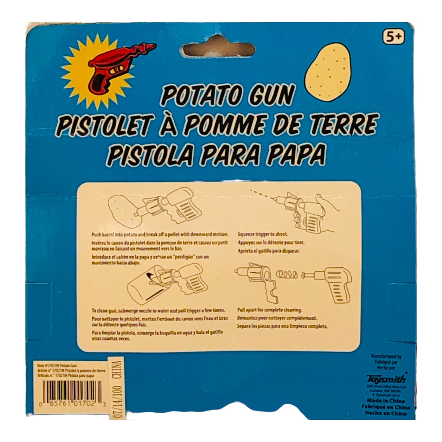 16087 - Potato Gun Toy - |BS-10 : CE R-46|