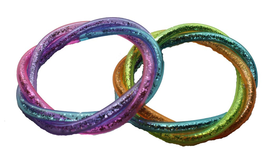 16138 - Triband Glitter Bracelets - |Clear-91|