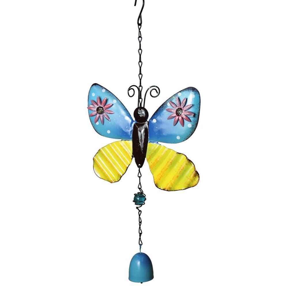 162 - 15" Blue & Yellow Hanging Butterfly - |G-6|