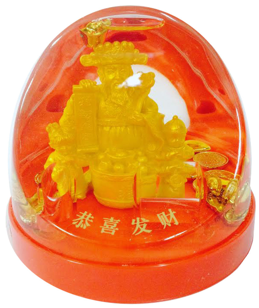 1631 - 3" Red Globe - Gold Guan Yu - |2-13|