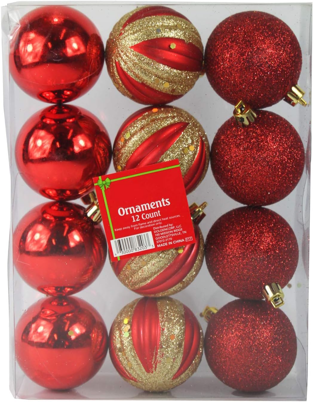 16608 - 12 ct Red 3 Type Bulbs - Pod 1-80