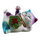 16857 - 2.5" Multi Lucky Cat-Lying - |Z-12|