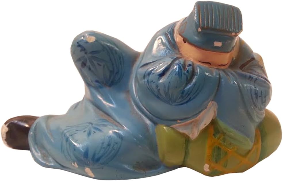 1736 - 4" Blue Samurai - Sleeping Jar - |H-17|