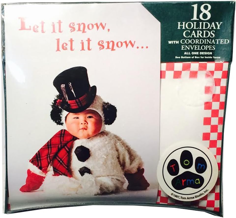 18007 - 18 Let It Snow Christmas Cards - |BS-6 Garage|