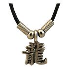 18126 - Horoscope Dragon Necklace - |Clear-106|