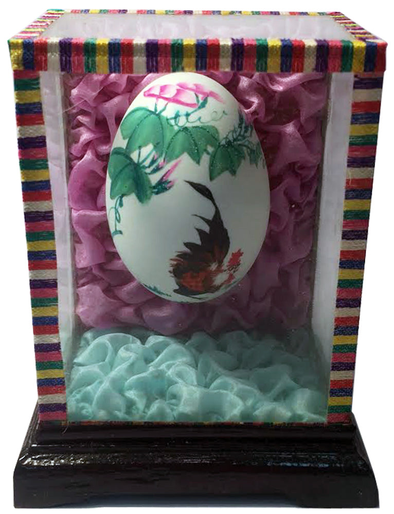 1816 - 4" Egg In Case - Rooster - |17-18|