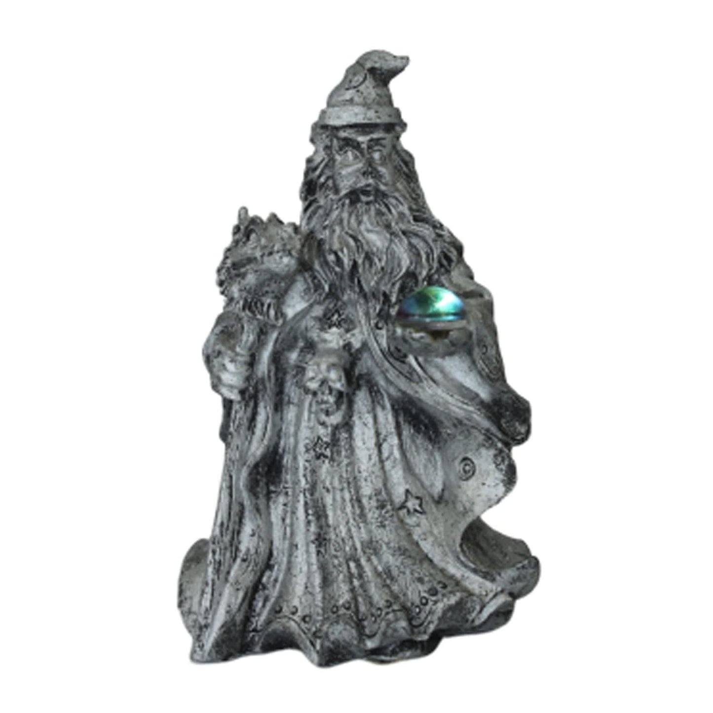1845 - 3" Pewter Wizard - Dragon Staff - |1.13|