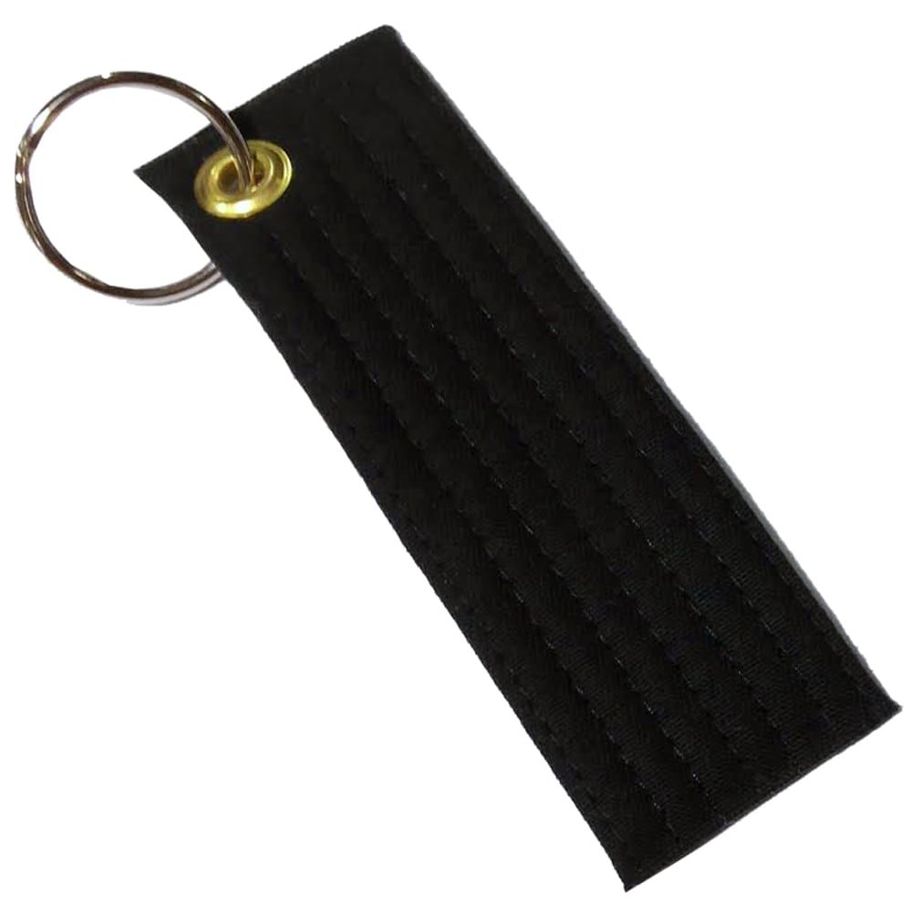 1884 - Keychain 7" Black Belt Rank MARTIAL ARTS KARATE TKD JUDO AND MORE - |DVD-33|
