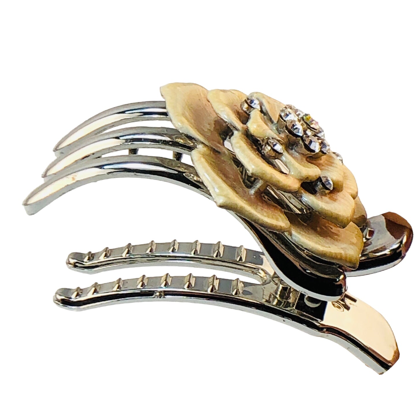 18882 - Rose Hair Clip 4" |Clear-156|