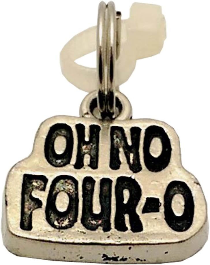 19014 - Oh No Four-O Charm Plain - Clear-97 : SF COOL BEANS