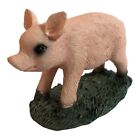 1987 - 3" Detailed Collectible Pig Figurine On Grass With Free Shipping Options |Y-4|