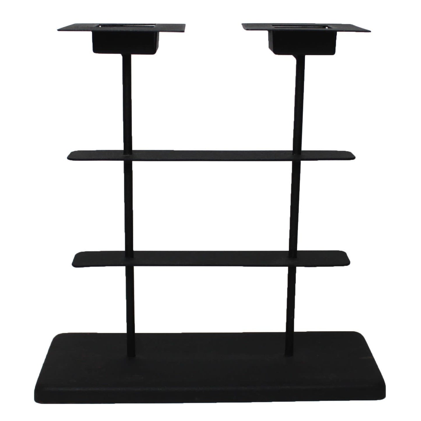 1994 - 10" Black Metal Candle Holder - |W-26|