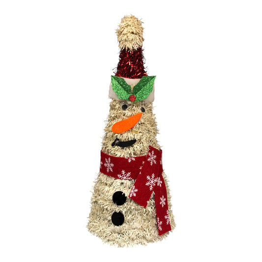 19989 - 12" Tinsel Snowman |Pod 2-38|