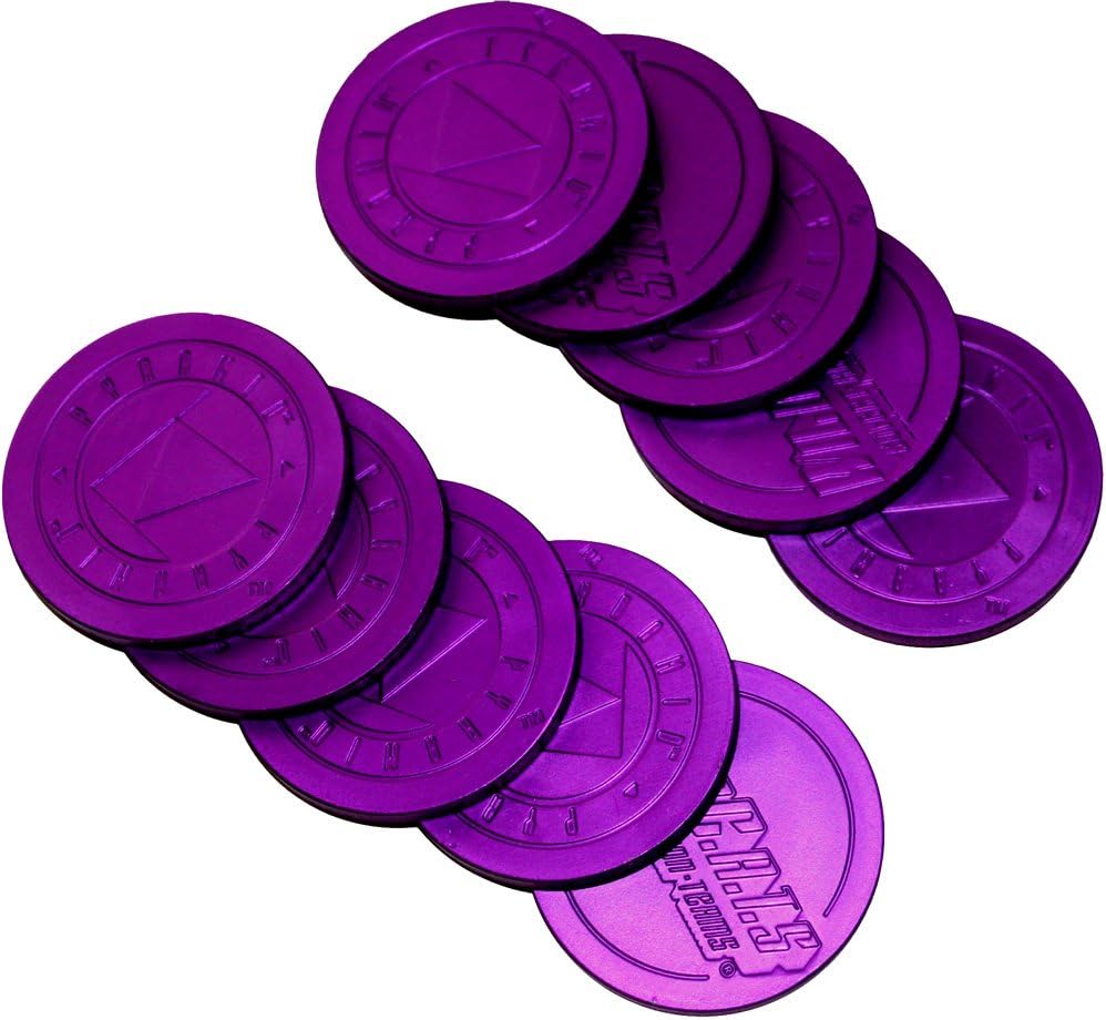 20807 - Set of 10 Purple Metal Slammers - |w/Slammers|