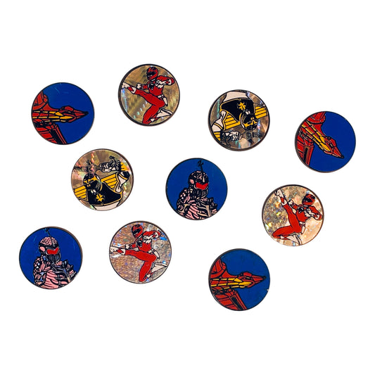 20947 - Power Ranger Slammers Set of 10 - FR UNEARTHED
