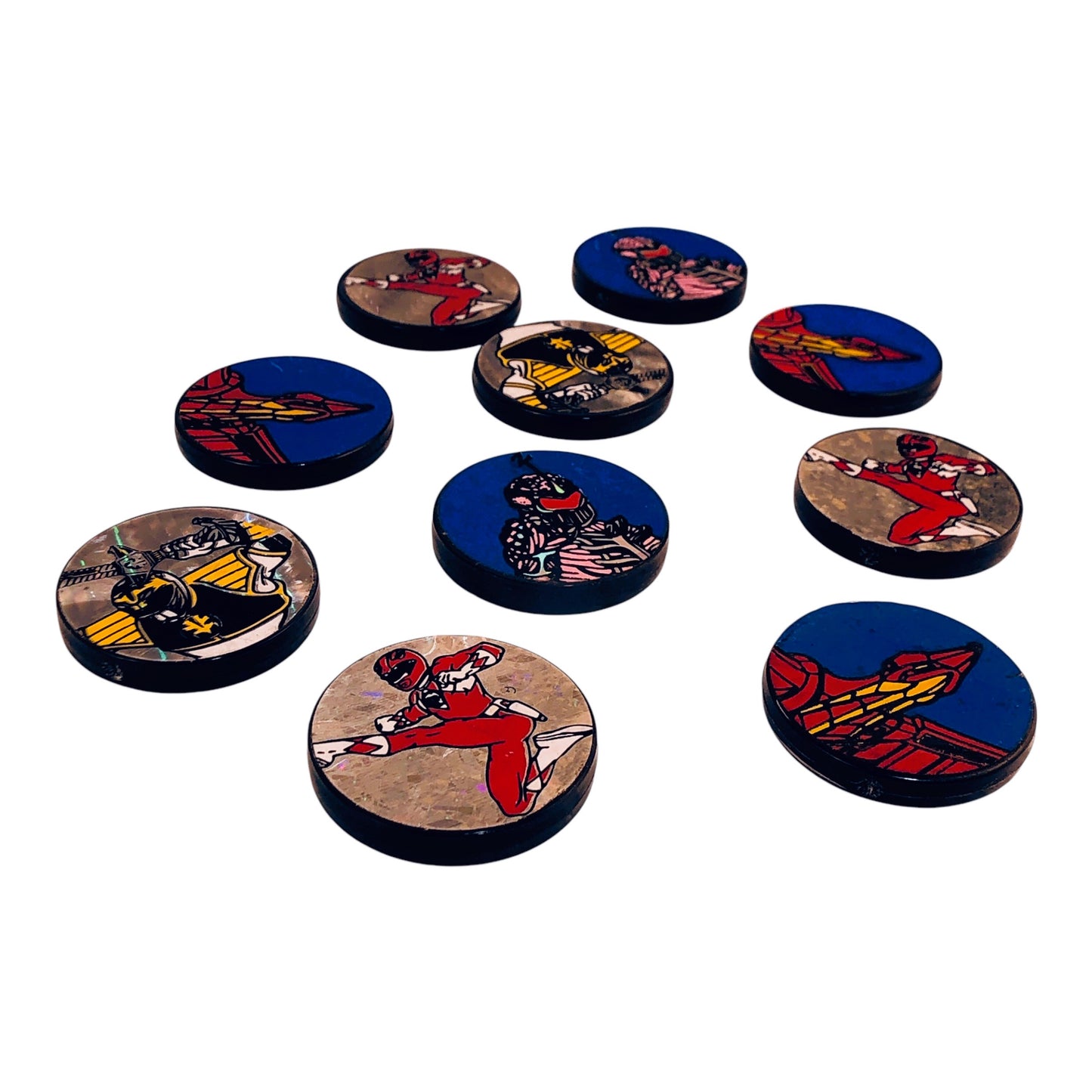 20947 - Power Ranger Slammers Set of 10 - FR UNEARTHED