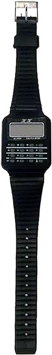 2115 - Black Calculator Watch - |Clear-202|