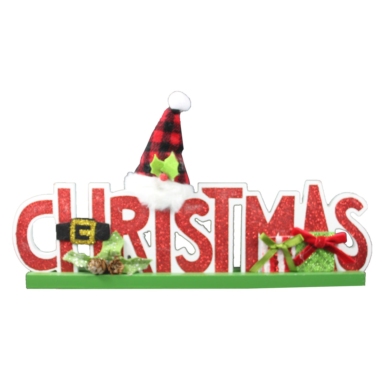 21454 - 14" Wooden Christmas Sign |Pod 2-59|
