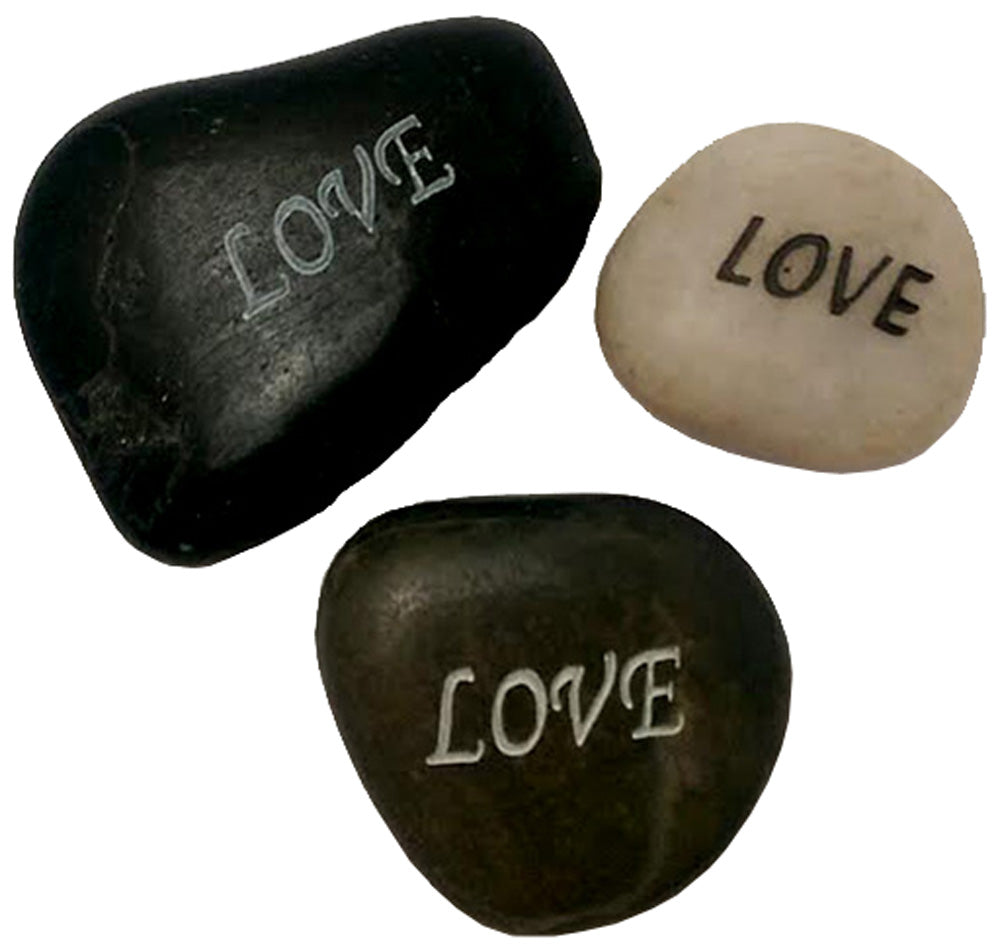 2151 - Love Inspirational Rock -Set of Five Rocks - |Dis ,Pod|