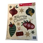 21668 - Xmas Cling Plaid Bulbs - |9-2|