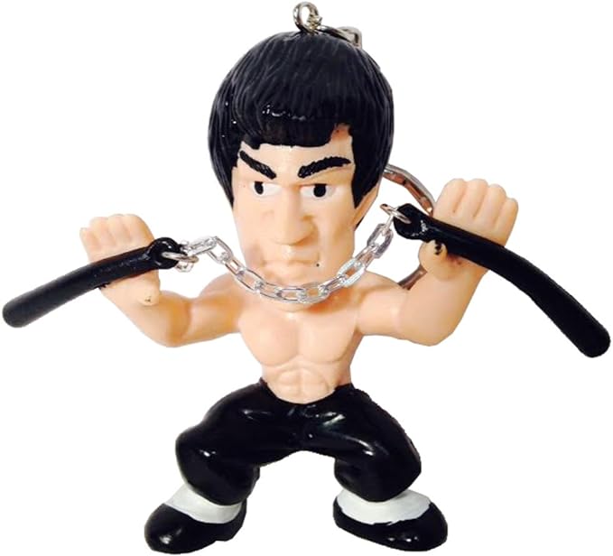 2189 - Karate Guy Black Chuck Keychain - |DVD-39| |Store|