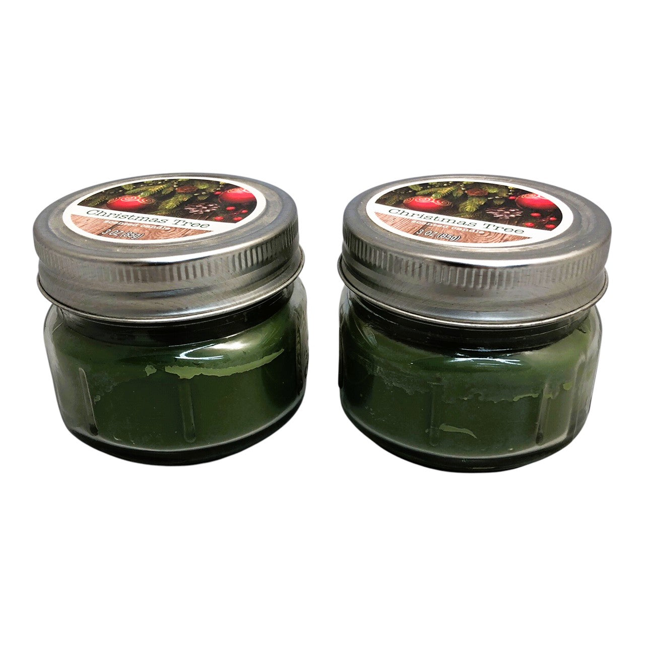 21942 - Set of 2 Christmas Tree Candle 3 oz |Scent-13|