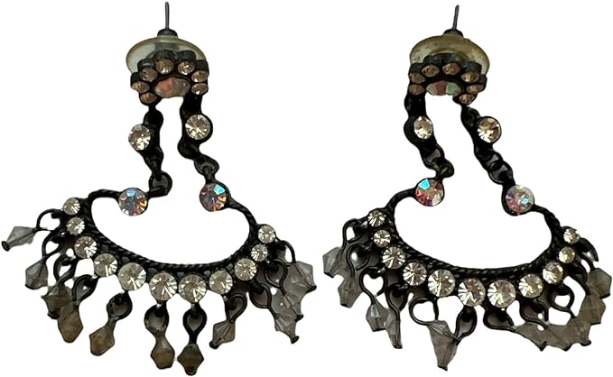 2209 - 2" Chandelier Earrings - |Clear-180|