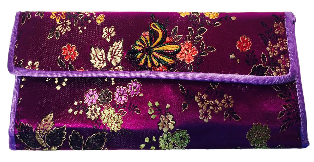 2210 - Purple Satin Wallet 7x4 |16-19|