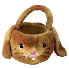 22172 - Furry Bunny Basket Tan - |B-24 Top|