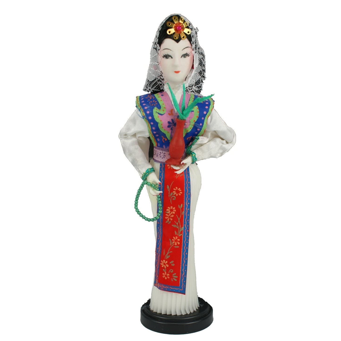 2225 - 10" Blue Woman Doll - Vase #1 - |X-18|