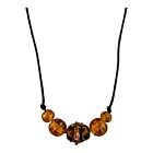 22462 - Stylish Alligator Beaded Clip Necklace with Durable Beading Design for Everyday Jewelry Wear |Clear-31|