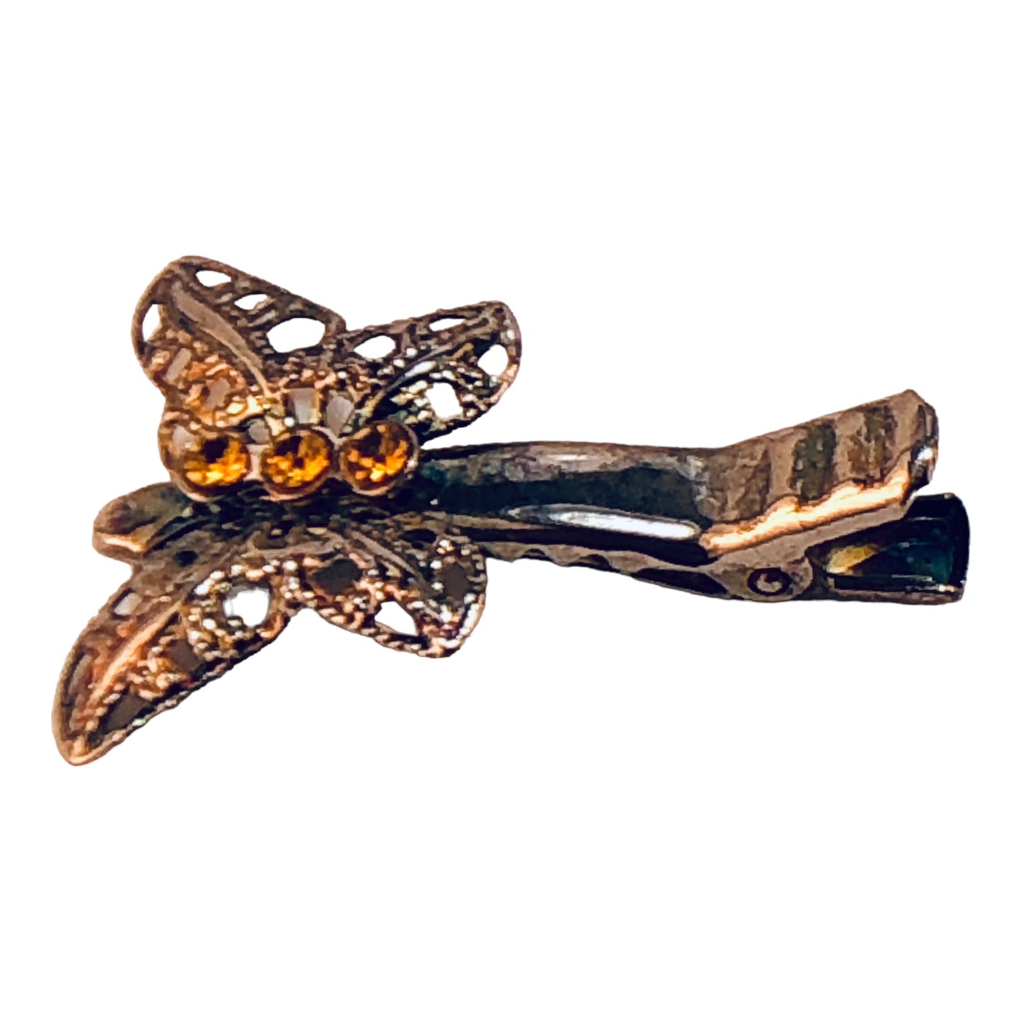 22792 - Butterfly Clips Pink Crystal Set of 2 - |Clear-227|