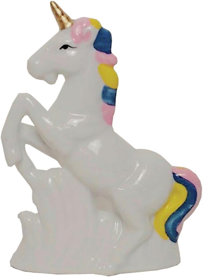 2281 - 5" White Ceramic Unicorn - |Z-32|