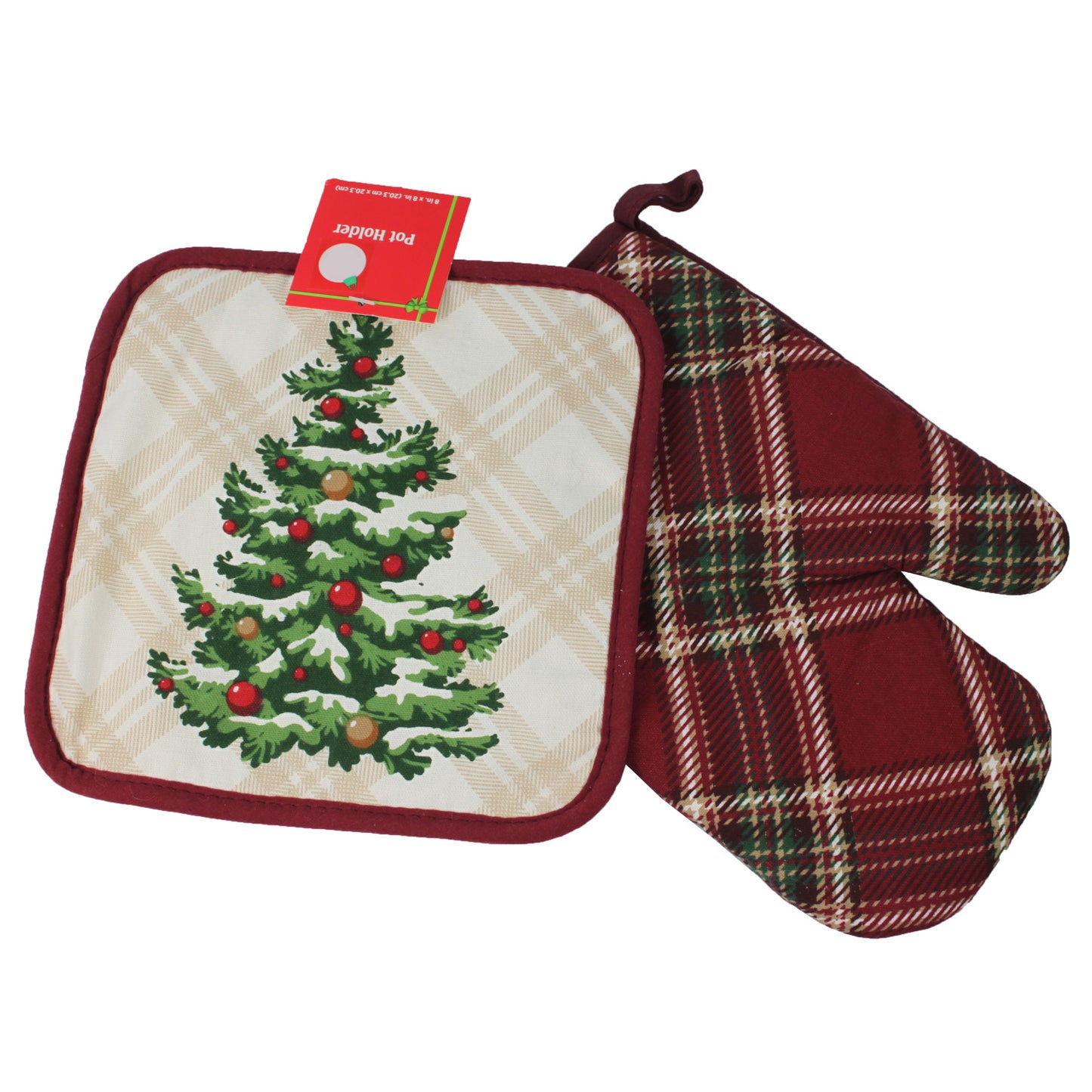 2321 - Pot Holder Set Christmas Tree - |Pod 2-9|