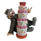 23621 - 3" 1999 Emmet Kelly 75 Year Birthday Cake Clown - |1-10|
