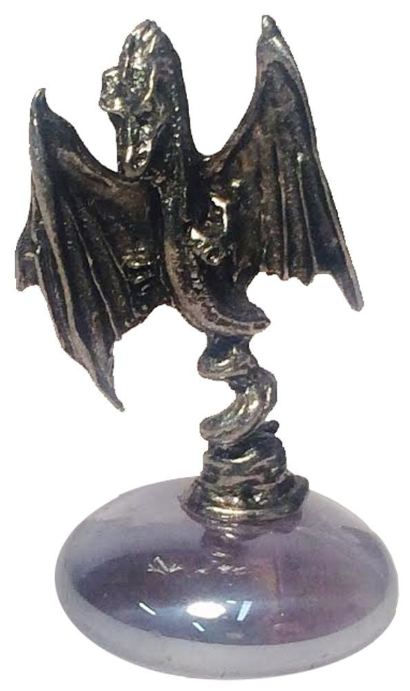 2371 - Dragon Winged Pewter Rising - |Clear-14|