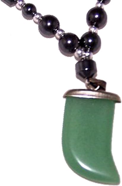 2390 - Necklace Jade Claw - |Clear-38|