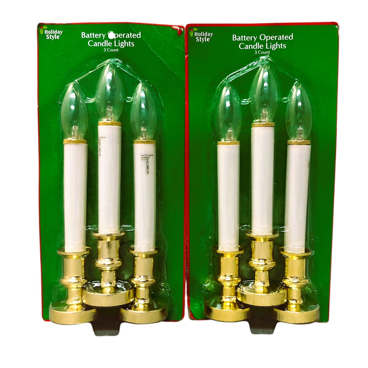 24186 - 3 Count Candle Lights Battery O Set of Two |G-26|