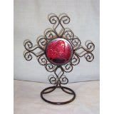 241 - Candle Holder Red Dragonfly - |Pod 3-34|