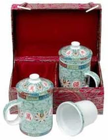 2434 - Tea for Two Magenta w/Green Cup - |F-24|
