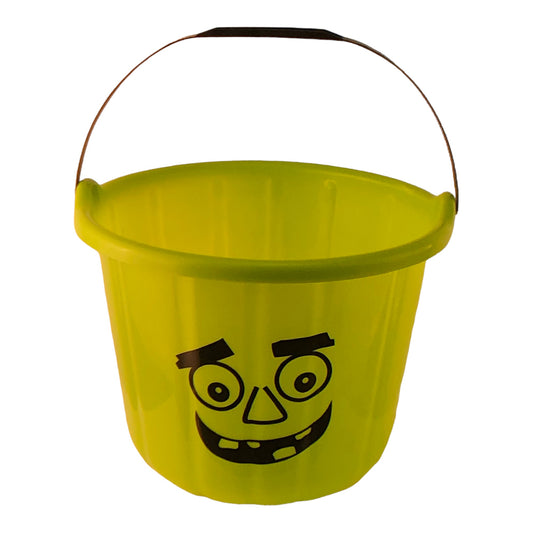 24366 - Lime Green Halloween Face Bucket |6-12|