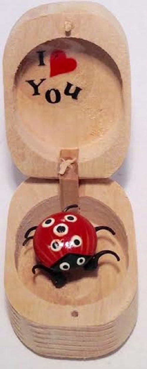 2454 - Ladybug I Love U Nut Box - |Z-38|