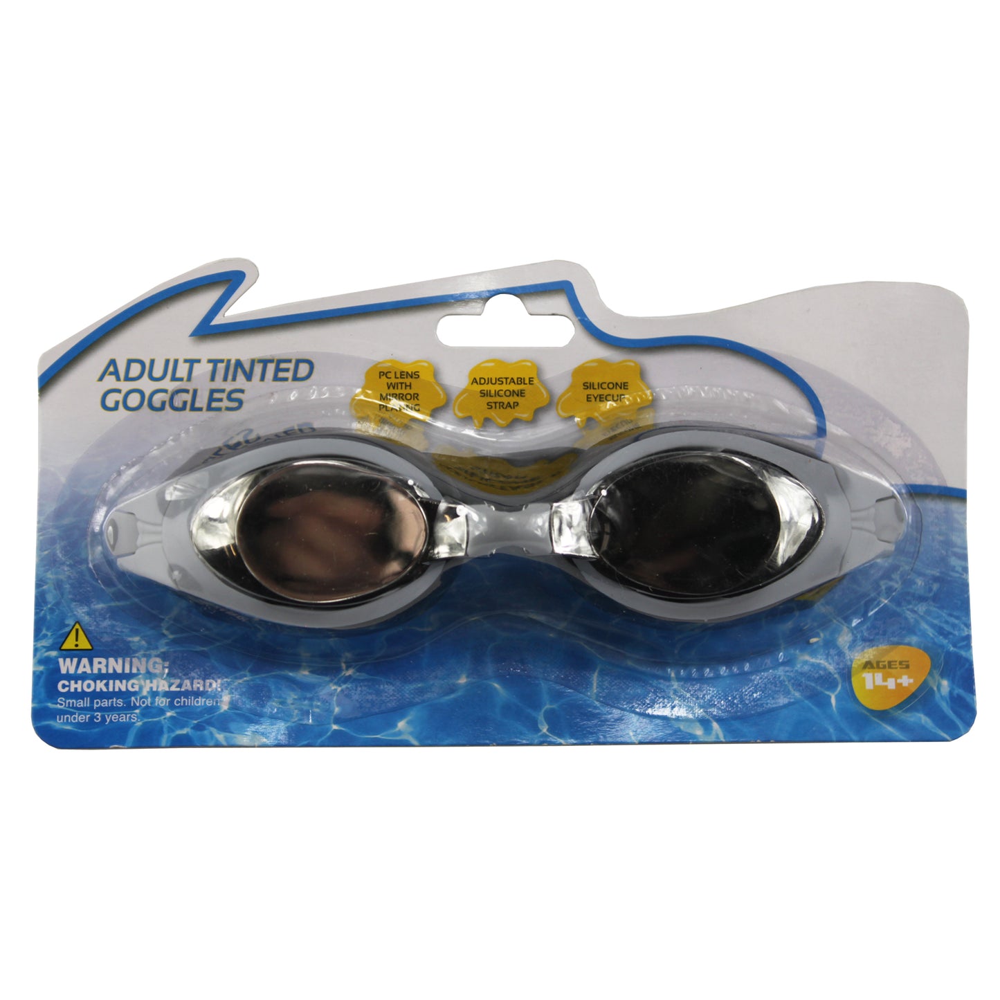 25136 - Adult Tinted Googles Asst Colors 7" |TBD|
