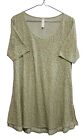 25284 - Comfortable Women's Perfect T XS in Green and Pink Leaves Print |BH-HALL|