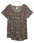 25301 - Classic Grey T-Shirt with Yellow Square Design and Free Shipping (BH-HALL) |AG|