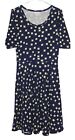 25311 - Stylish Women's Nicole M Navy Blue Top with White Details in XS Size |BH-HALL|