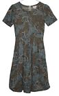 25313 - Stylish XS Amelia Dress in Vibrant Blue, Gold, and Tan with Free Shipping for Women |BH-HALL|