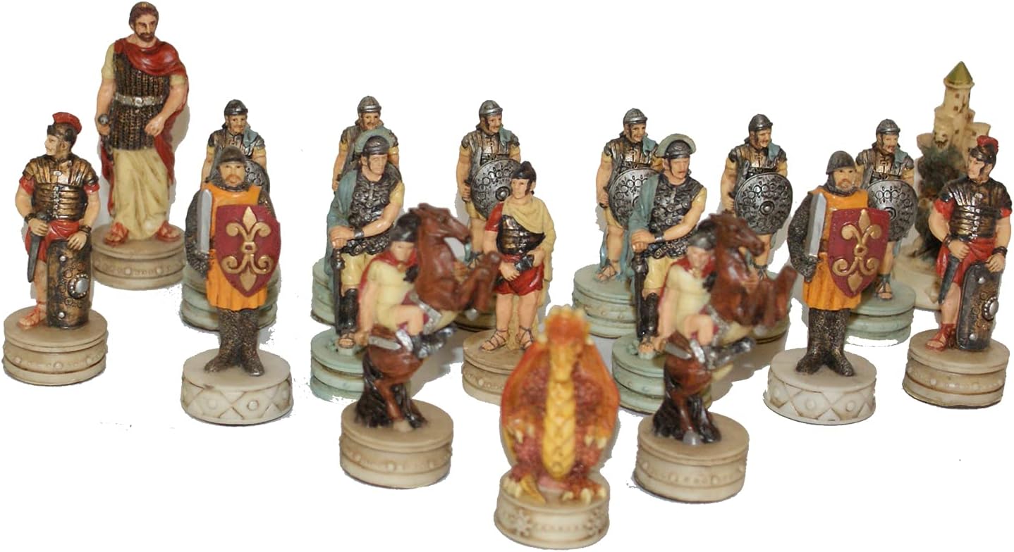 2532 - 18pc Medieval Chess People - |X-06|