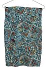 25324 - Women's Lularoe Cassie XS Dress in Aqua, Orange and Yellow |BH-HALL|